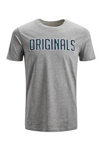 Jack & Jones JACK & JONES, Herren T-Shirt, Navy / Graumeliert / Wei&szlig;