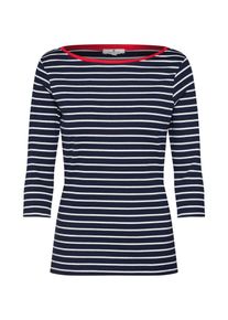 Tom Tailor, Damen Shirt, Navy / Rot / Weiß
