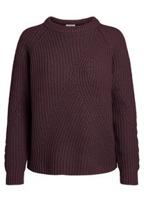 Pieces, Damen Pullover, Weinrot