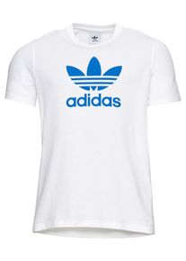 adidas originals, Herren T-Shirt 'TREFOIL', Blau / Wei&szlig;