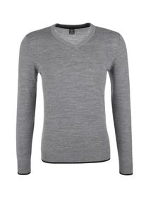 s.Oliver RED LABEL, Herren Pullover, Graumeliert / Schwarz
