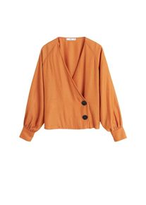 Mango, Damen Bluse 'Naranja-i', Orange