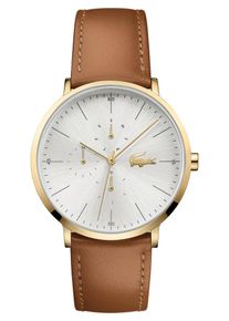 Lacoste, Herren Uhr 'Moon 2010977', Braun / Gold / Weiß