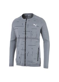 Puma, Damen Trainingsjacke 'Energy evoKNIT', Grau / Dunkelgrau