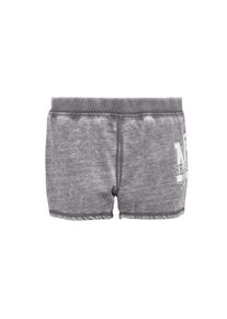 Q/S Designed By, Damen Shorts, Graumeliert / Wei&szlig;