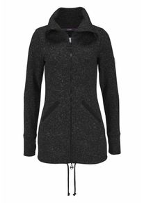 Kangaroos, Damen Sweatjacke, Schwarz / Schwarzmeliert