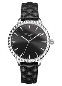 Thomas Sabo, Damen Uhr 'WA0321-203-203-38 mm', Schwarz / Silber