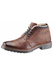 Bugatti, Herren Stiefelette, Dunkelblau / Cognac