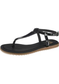 Apple of Eden, Damen Zehentrenner 'Carol', Schwarz