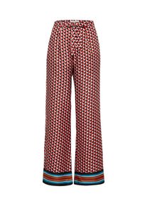 POSTYR, Damen Hose 'POSIRIS', Rot / Weiß