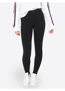 Hollister, Damen Hose 'DTC SPORTY LOGO FLEGGING', Schwarz