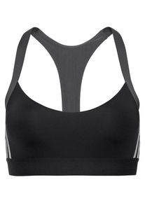 adidas Performance, Damen Sport-BH 'All Me', Dunkelgrau / Schwarz