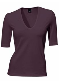 Heine, Damen Kurzarm-Shirt, Weinrot