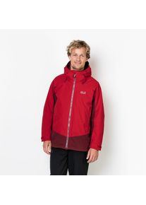 Jack Wolfskin, Herren Skijacke 'EXOLIGHT BASE JACKET MEN', Rot / Weinrot