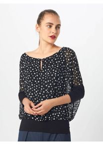 Esprit, Damen Bluse, Schwarz / Weiß