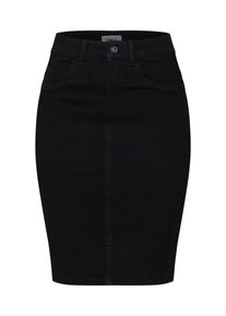 Only, Damen Highwaist Rock 'KISSES', Black Denim