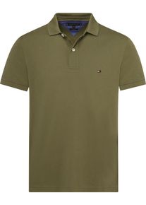Tommy Hilfiger, Herren Shirt 'TOMMY', Oliv / Rot / Schwarz / Weiß