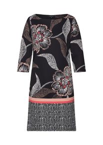 comma, Damen Kleid, Mischfarben / Schwarz