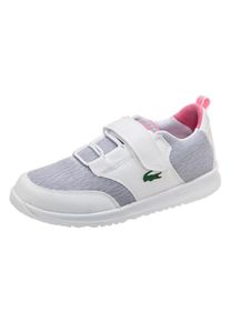 Lacoste, M&auml;dchen L.ight Sneaker , Graumeliert / Pink / Wei&szlig;