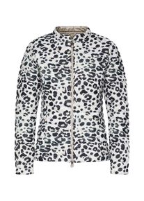 JOTT, Damen Jacken 'Sunny Down jacket UL Print', Beige / Schwarz