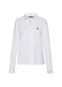 Tommy Hilfiger, Damen Bluse 'JANNIE SHIRT LS', Weiß