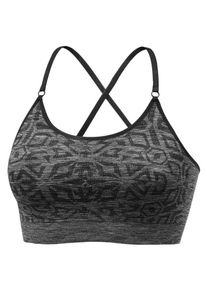 Bench, Damen Sport-BH, Graumeliert