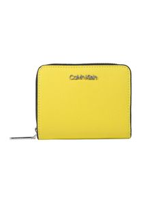Calvin Klein, Damen Geldbörse 'AVANT MEDIUM ZIP WFLAP', Gelb