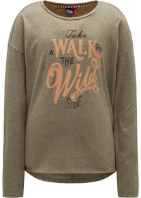 PETROL INDUSTRIES, M&auml;dchen Langarmshirt, Khaki / Apricot
