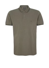 s.Oliver BLACK LABEL, Herren Poloshirt aus Stretch-Piqué, Khaki