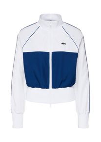 Lacoste, Damen Sweatjacke, Dunkelblau / Wei&szlig;