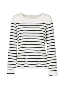 Esprit, Damen Pullover, Schwarz / Weiß