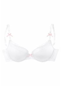 s.Oliver RED LABEL, Damen Bodywear Push-up-BH, Creme / Altrosa