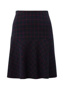 Tom Tailor, Damen Rock, Rot / Schwarz