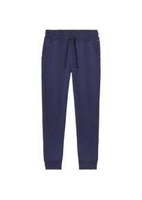 Tommy Hilfiger, Damen Hose »Fleece flannel pant«, Dunkelblau
