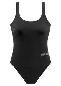 Calvin Klein, Damen Badeanzug 'Power CK', Schwarz