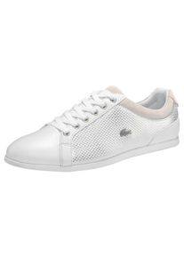 Lacoste, Damen Sneaker 'Rey 418 1', Silber / Wei&szlig;