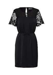 Vila, Damen Kleid 'VIMELLI BLOCKED LACE DRESS', Schwarz