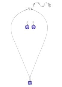 Swarovski, Damen Schmuckset 'Vintage Set 5416515', Dunkellila / Silber