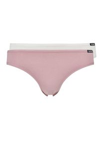 Skiny, Damen Slip 'Advantage Cotton', Ros&eacute; / Wei&szlig;