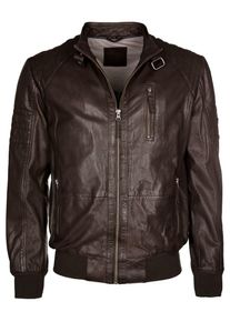 Mustang, Herren Lederjacke 'Morris', Schoko