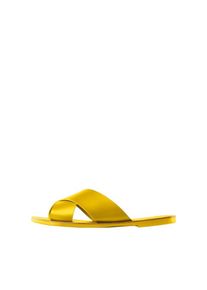Pieces, Damen Sandalen, Gelb