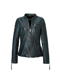 Maze, Damen Lederjacke 'Puri', Petrol