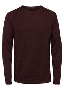 Selected Homme, Herren Strickpullover, Weinrot