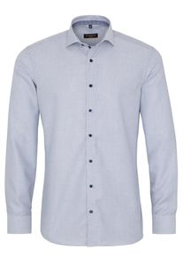 Eterna, Herren Hemd, Blau / Wei&szlig;