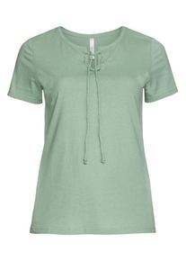sheego Casual, Damen T-Shirt, Jade