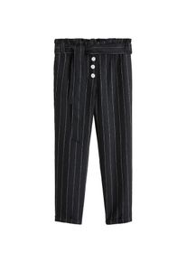 Mango, Damen Hose 'Massini', Schwarz / Weiß