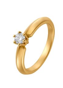 Christ, Damen Ring 'Solitaire 60019533', Gold