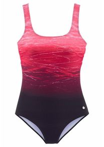 Lascana, Damen Badeanzug, Rot / Bordeaux