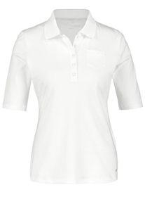 Gerry Weber, Damen Poloshirt, Wei&szlig;