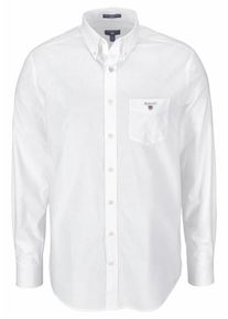 Gant, Herren Langarmhemd, Wei&szlig;